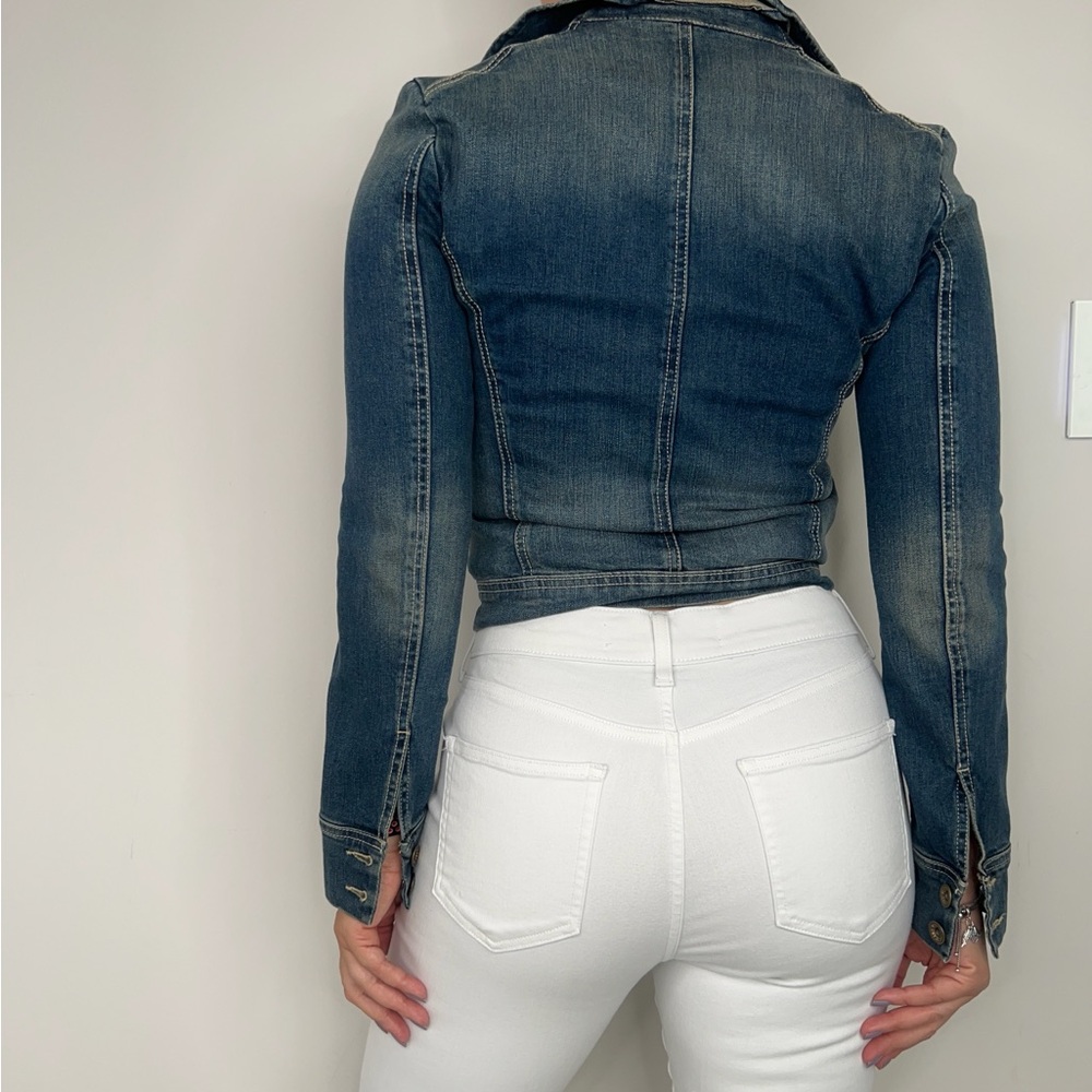 Plein Sud Vintage Ruffle Jean jacket - Picture 5 of 10